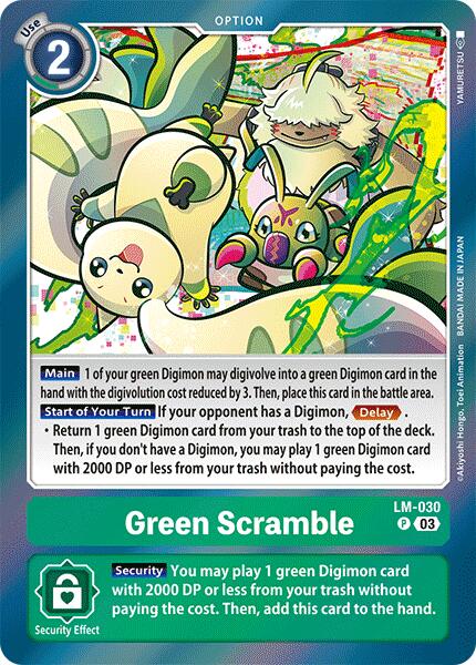 Green Scramble [LM-030] [Special Limited Set] | Shuffle n Cut Hobbies & Games