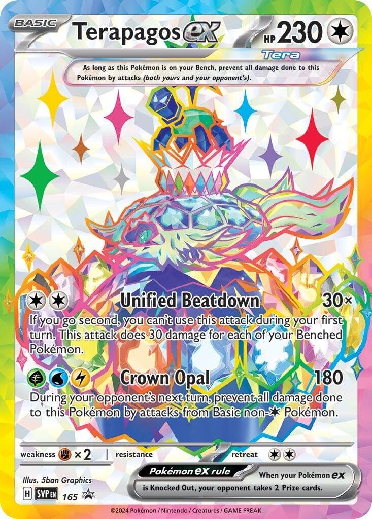 Terapagos ex (165) [Scarlet & Violet: Black Star Promos] | Shuffle n Cut Hobbies & Games
