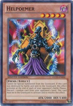 Helpoemer [GLD5-EN006] Common | Shuffle n Cut Hobbies & Games