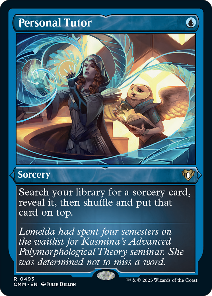 Personal Tutor (Foil Etched) [Commander Masters] | Shuffle n Cut Hobbies & Games