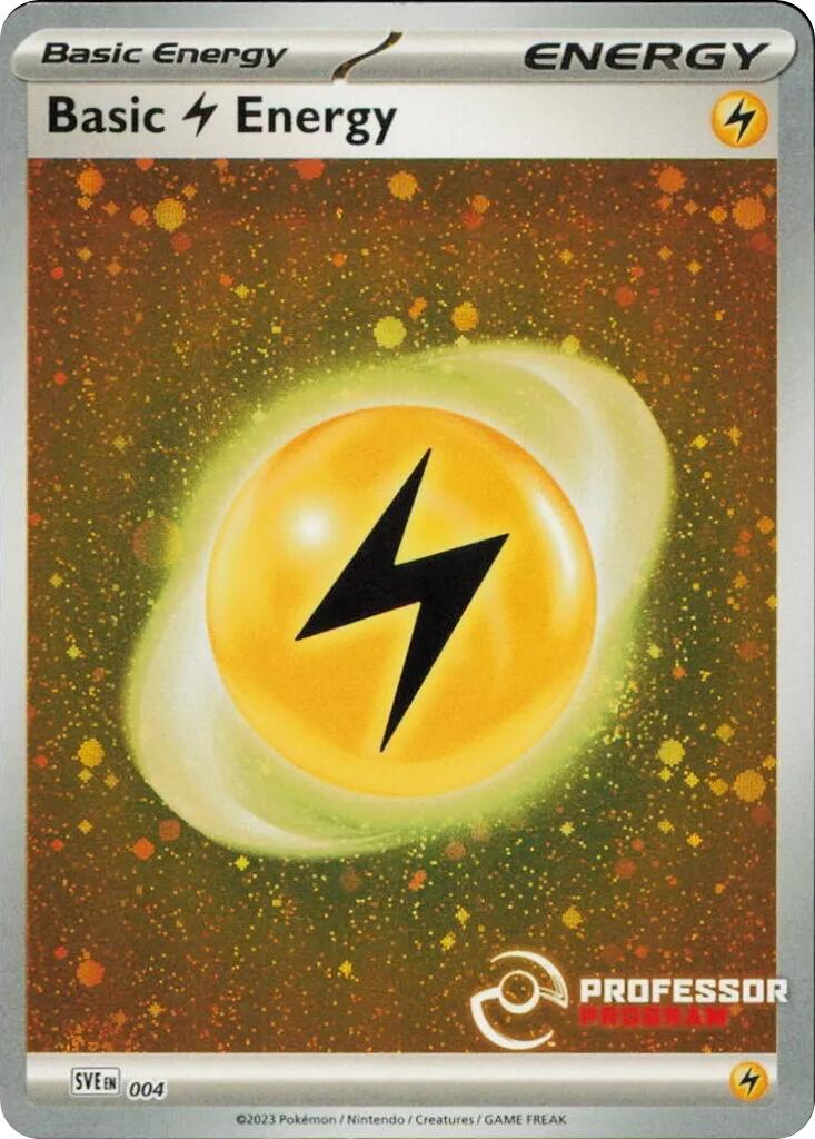 Lightning Energy (004) (2023) [Professor Program Promos] | Shuffle n Cut Hobbies & Games