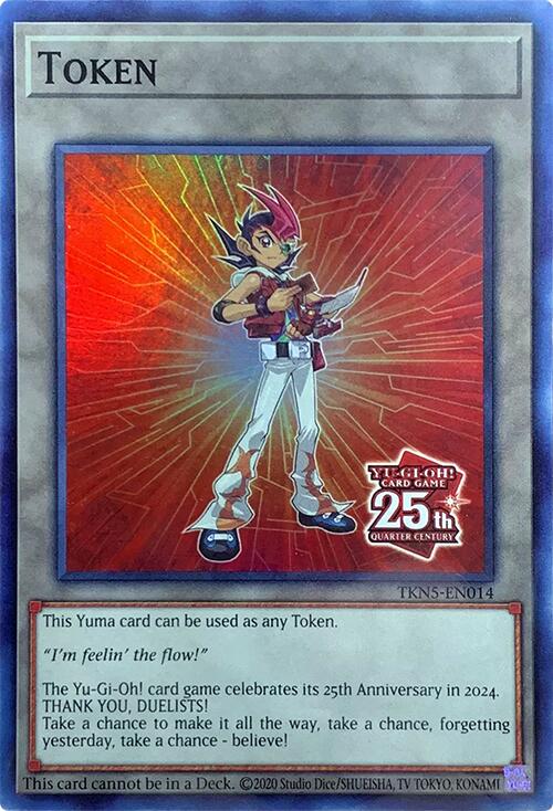 Token: Yuma [TKN5-EN014] Super Rare | Shuffle n Cut Hobbies & Games