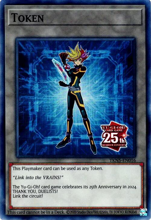 Token: Playmaker [TKN5-EN016] Super Rare | Shuffle n Cut Hobbies & Games