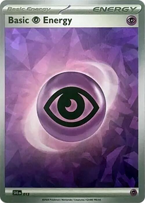 Basic Psychic Energy (013) (Cracked Ice Holo) [Scarlet & Violet: Stellar Crown] | Shuffle n Cut Hobbies & Games