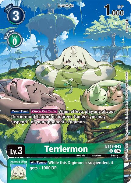 Terriermon [BT17-043] (Legend Pack 2024 Box Topper) [Chain of Liberation] | Shuffle n Cut Hobbies & Games