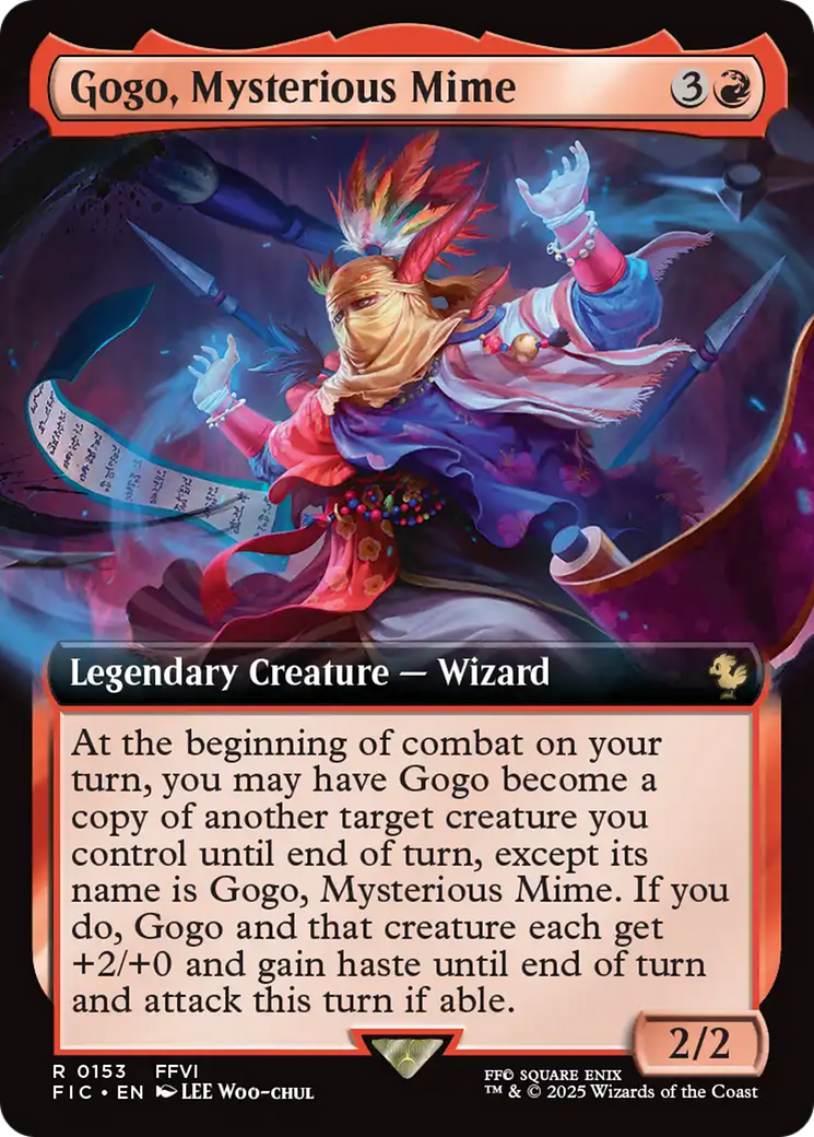 Gogo, Mysterious Mime (Extended Art) [FINAL FANTASY Commander] | Shuffle n Cut Hobbies & Games