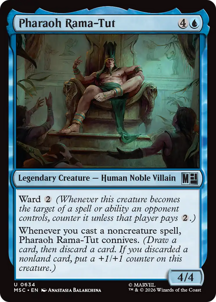 Pharaoh Rama-Tut [Marvel Super Heroes Commander] | Shuffle n Cut Hobbies & Games