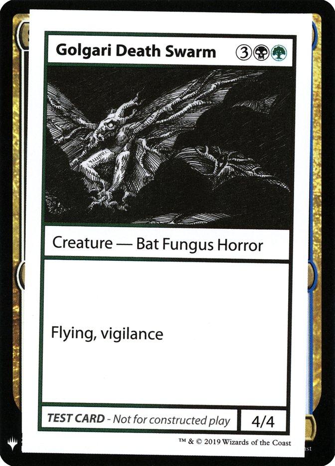 Golgari Death Swarm [Mystery Booster Playtest Cards] | Shuffle n Cut Hobbies & Games