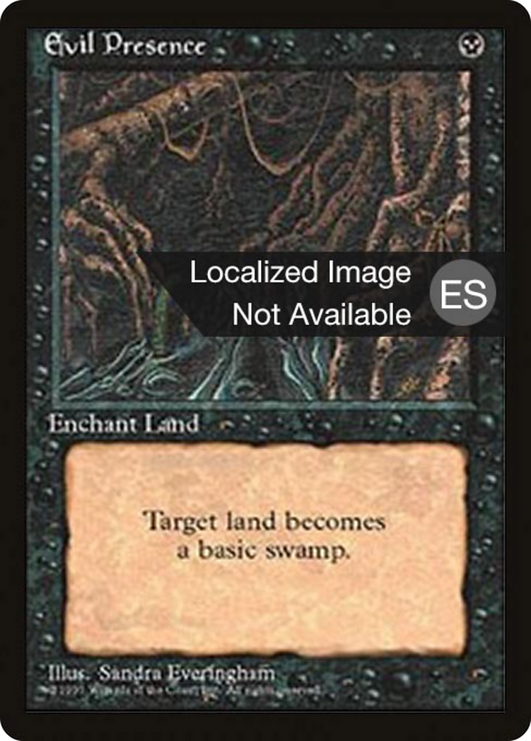 Evil Presence [Fourth Edition Foreign Black Border] | Shuffle n Cut Hobbies & Games