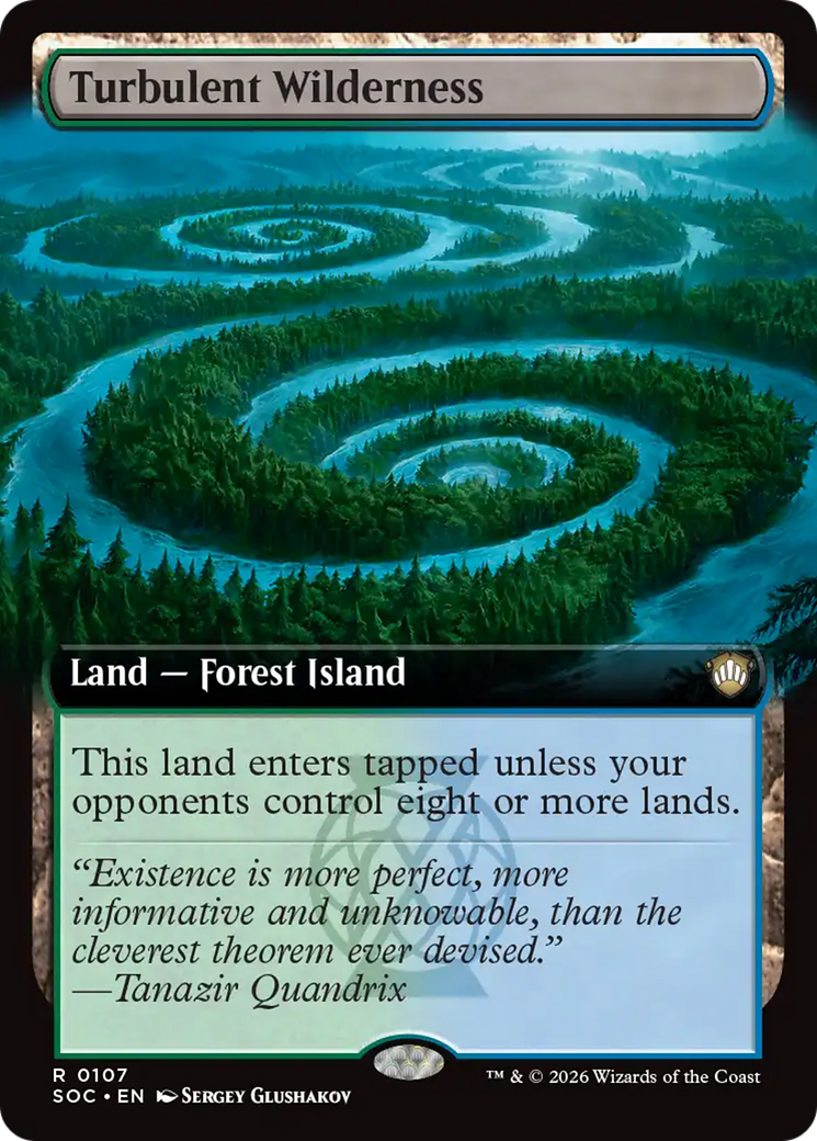 Turbulent Wilderness (Extended Art) [Secrets of Strixhaven Commander] | Shuffle n Cut Hobbies & Games