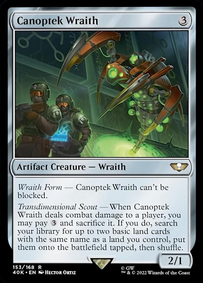 Canoptek Wraith (Surge Foil) [Warhammer 40,000] | Shuffle n Cut Hobbies & Games