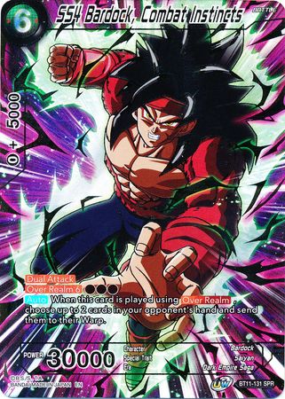 SS4 Bardock, Combat Instincts (SPR) (BT11-131) [Vermilion Bloodline 2nd Edition] | Shuffle n Cut Hobbies & Games