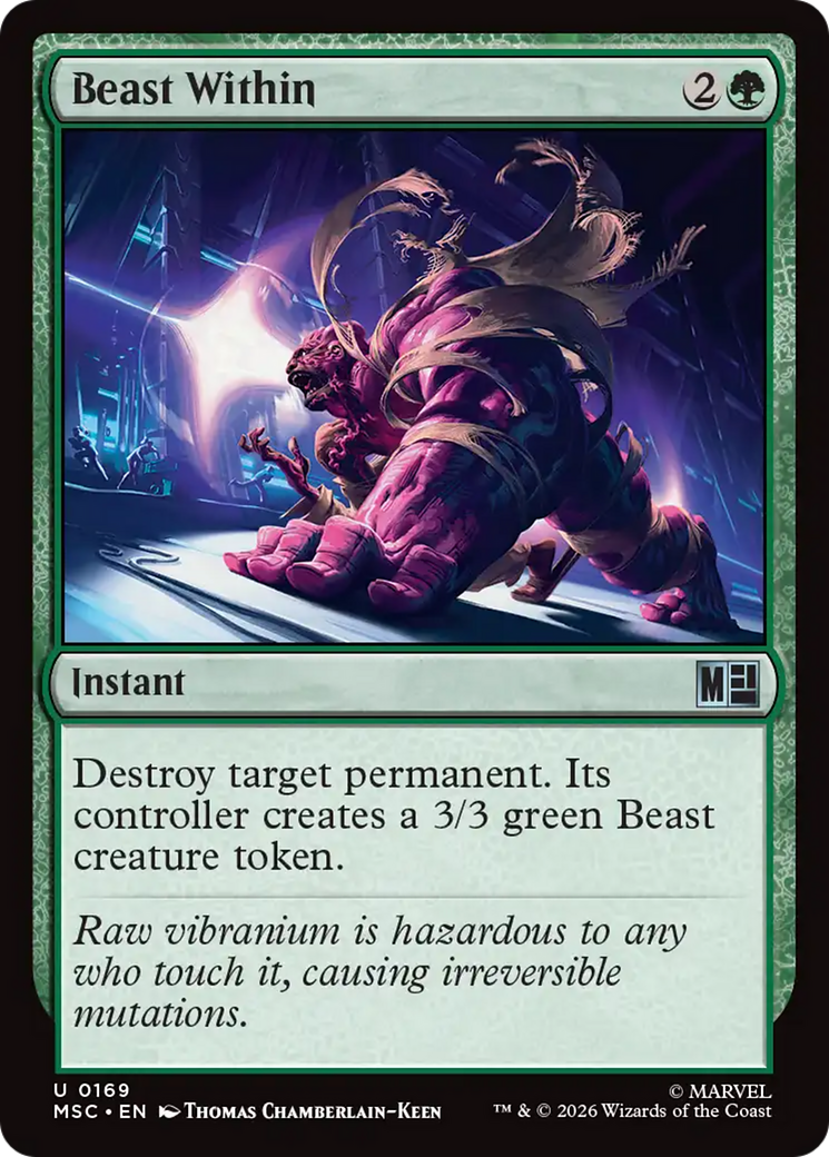 Beast Within [Marvel Super Heroes Commander] | Shuffle n Cut Hobbies & Games