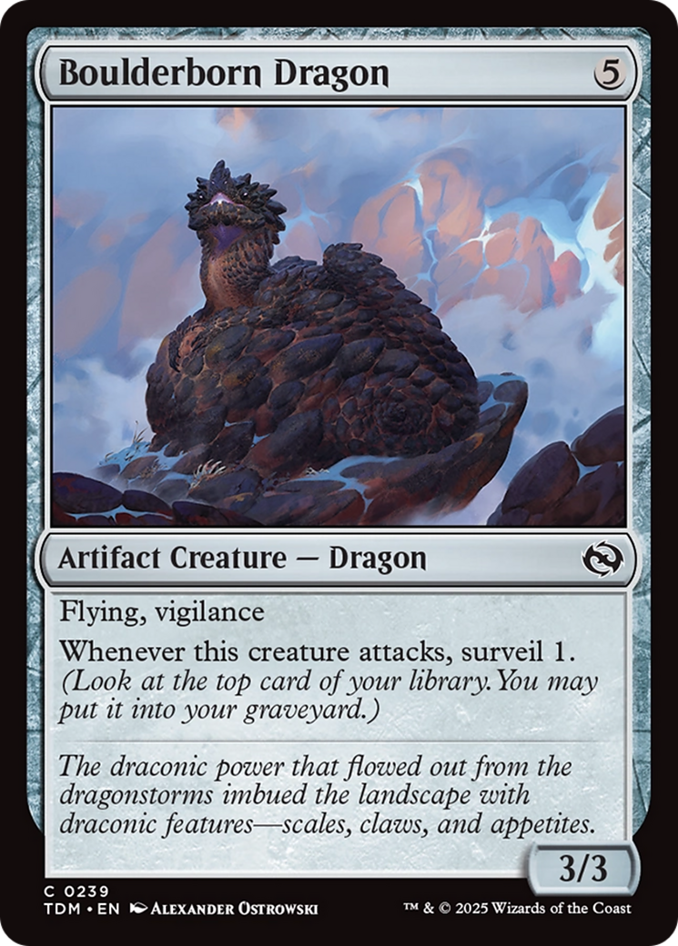 Boulderborn Dragon [Tarkir: Dragonstorm] | Shuffle n Cut Hobbies & Games
