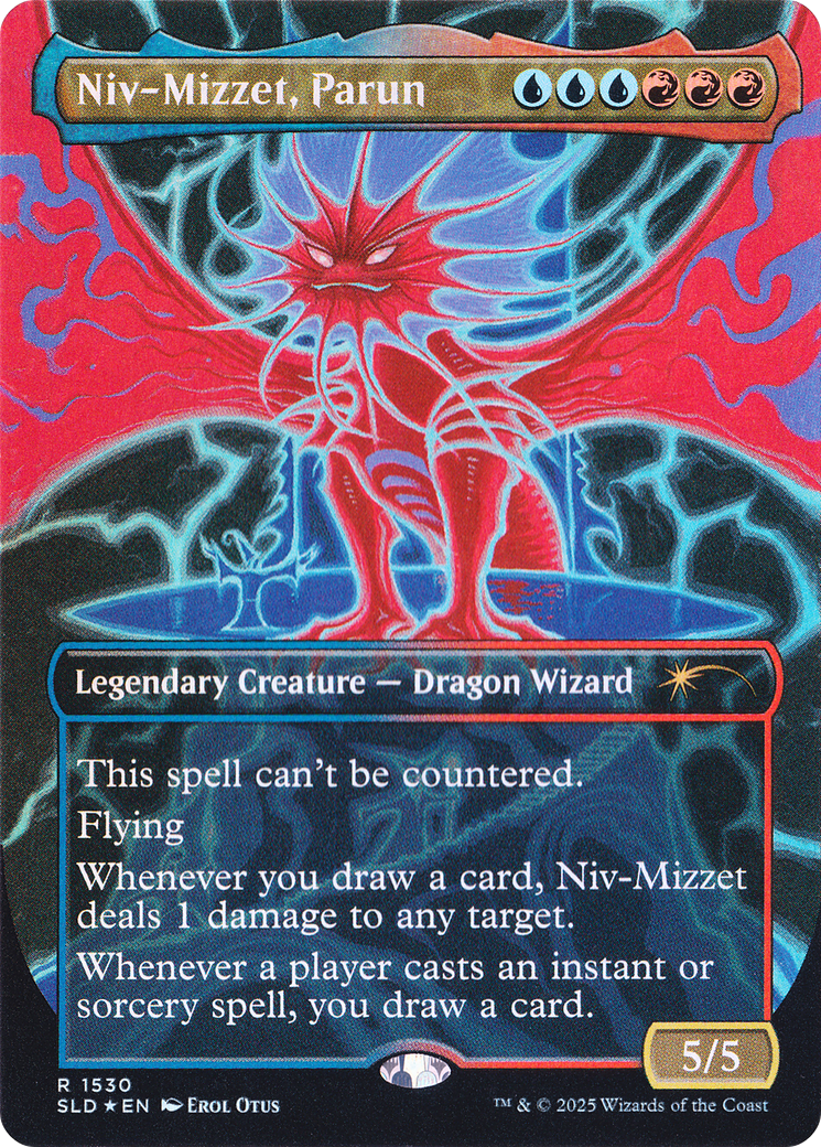 Niv-Mizzet, Parun (Rainbow Foil) [Secret Lair Drop Series] | Shuffle n Cut Hobbies & Games