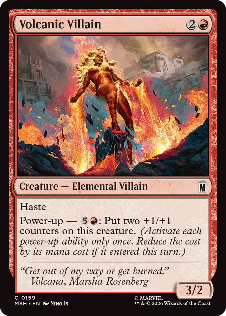 Volcanic Villain [Marvel Super Heroes] | Shuffle n Cut Hobbies & Games