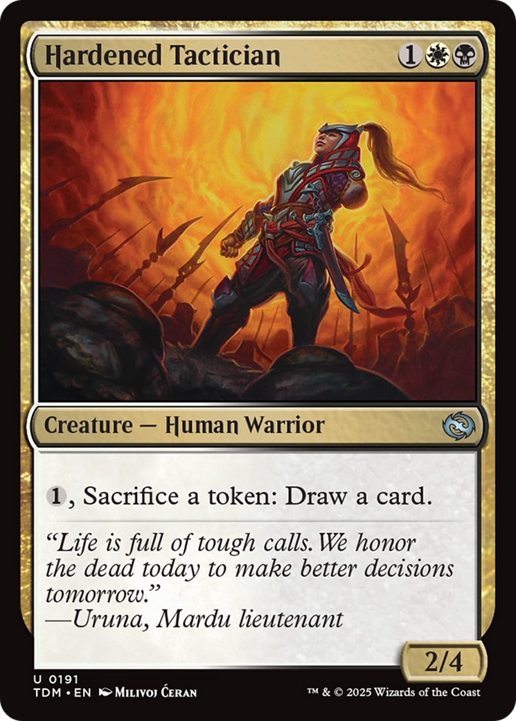 Hardened Tactician [Tarkir: Dragonstorm] | Shuffle n Cut Hobbies & Games
