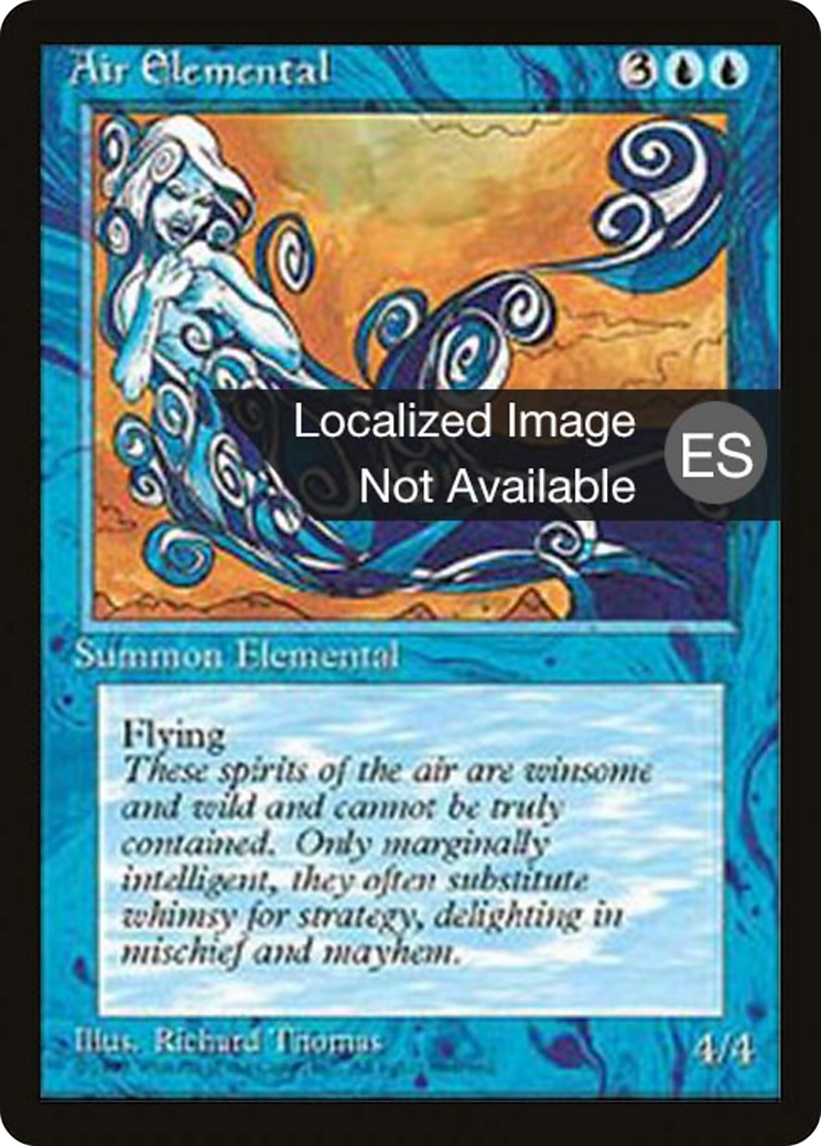 Air Elemental [Fourth Edition Foreign Black Border] | Shuffle n Cut Hobbies & Games