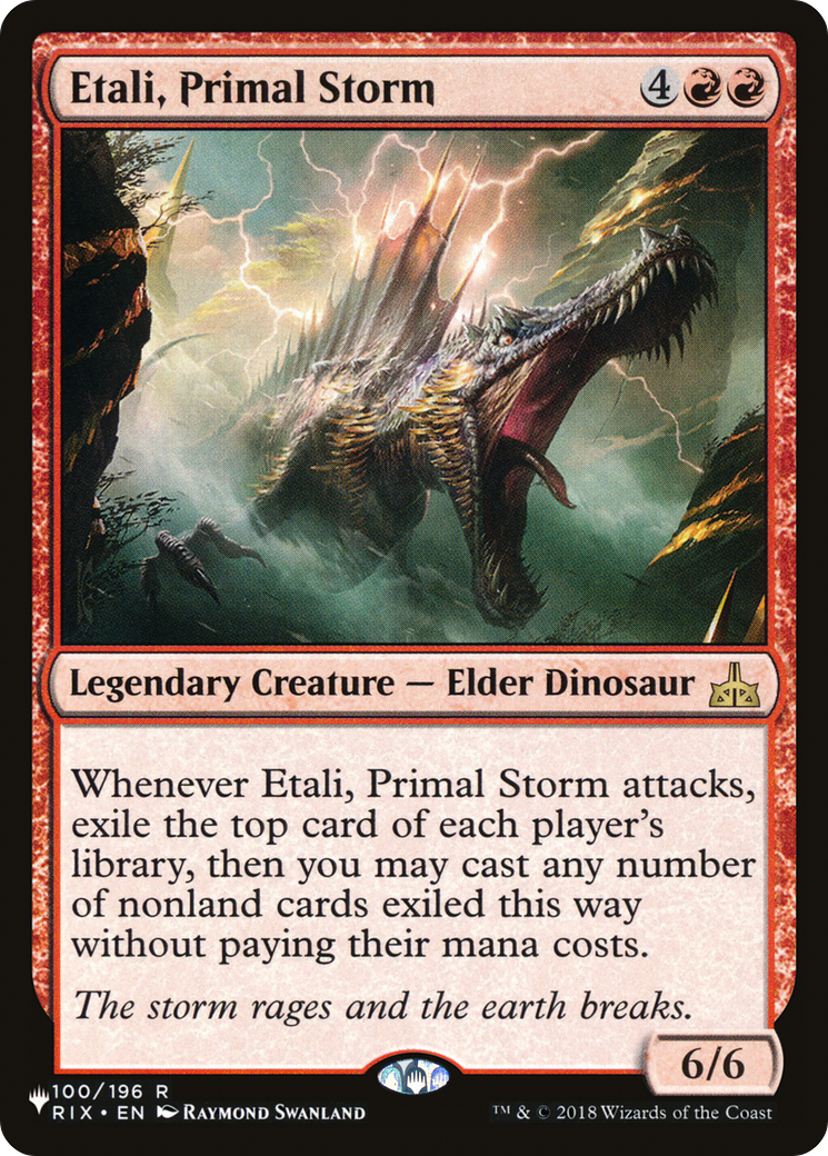 Etali, Primal Storm [The List] | Shuffle n Cut Hobbies & Games