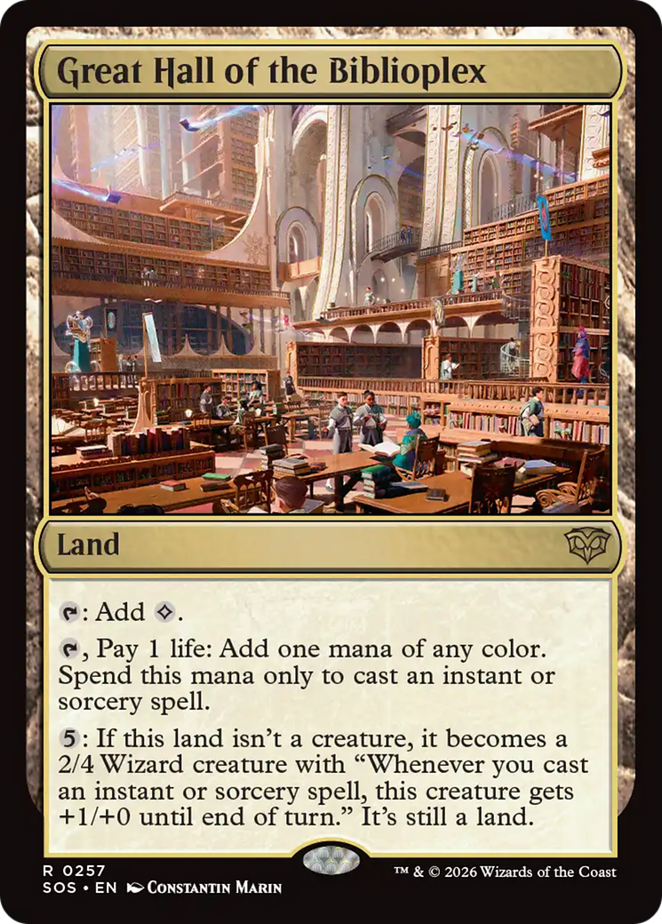 Great Hall of the Biblioplex [Secrets of Strixhaven] | Shuffle n Cut Hobbies & Games