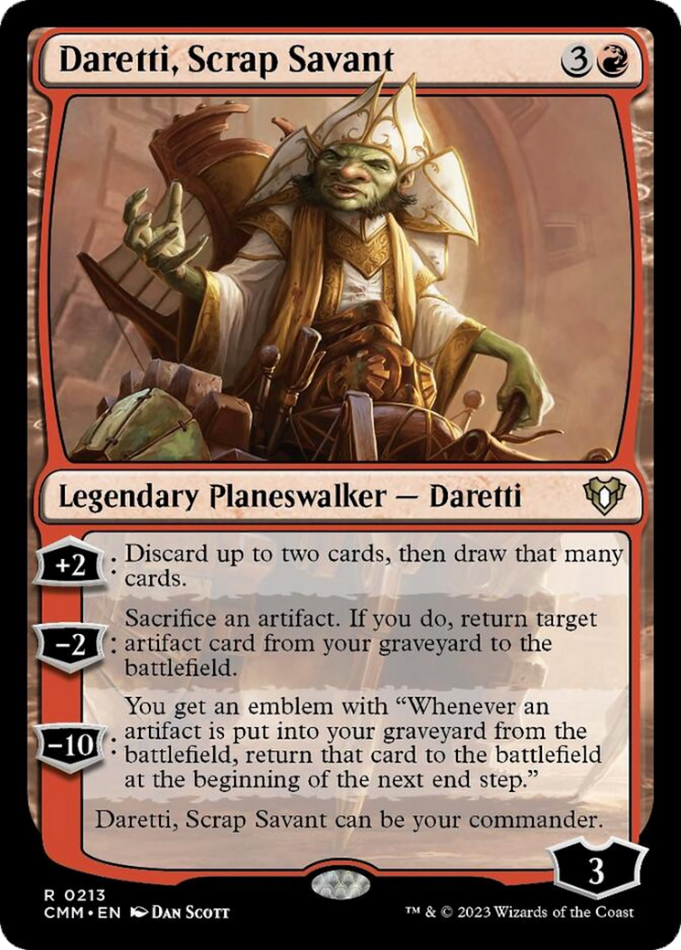 Daretti, Scrap Savant [Commander Masters] | Shuffle n Cut Hobbies & Games