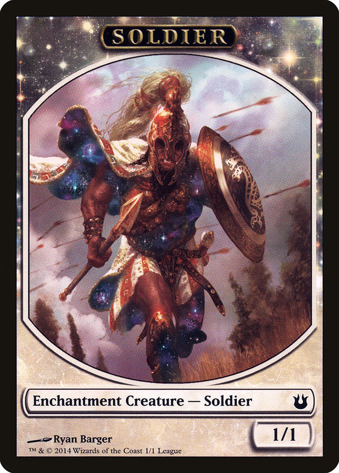 Soldier Token [League Tokens 2014] | Shuffle n Cut Hobbies & Games