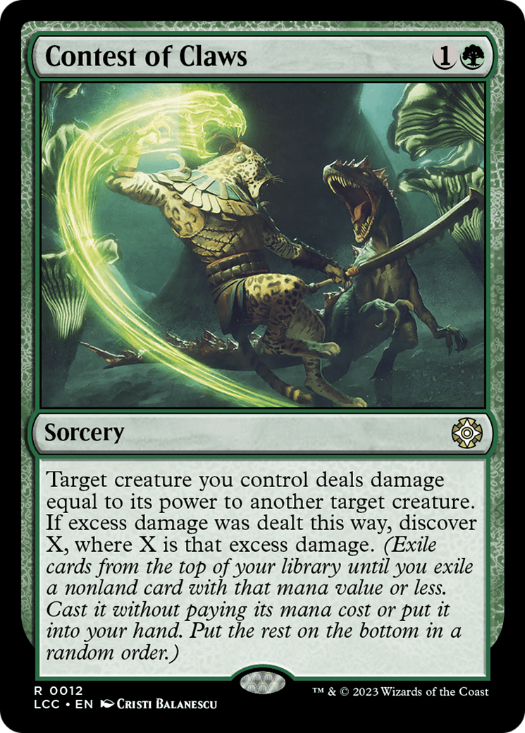 Contest of Claws [The Lost Caverns of Ixalan Commander] | Shuffle n Cut Hobbies & Games
