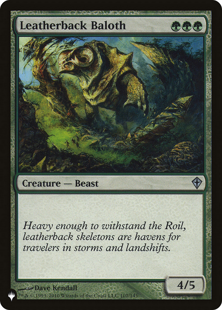 Leatherback Baloth [The List] | Shuffle n Cut Hobbies & Games