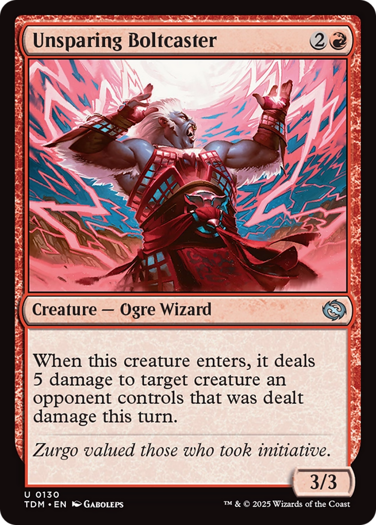 Unsparing Boltcaster [Tarkir: Dragonstorm] | Shuffle n Cut Hobbies & Games