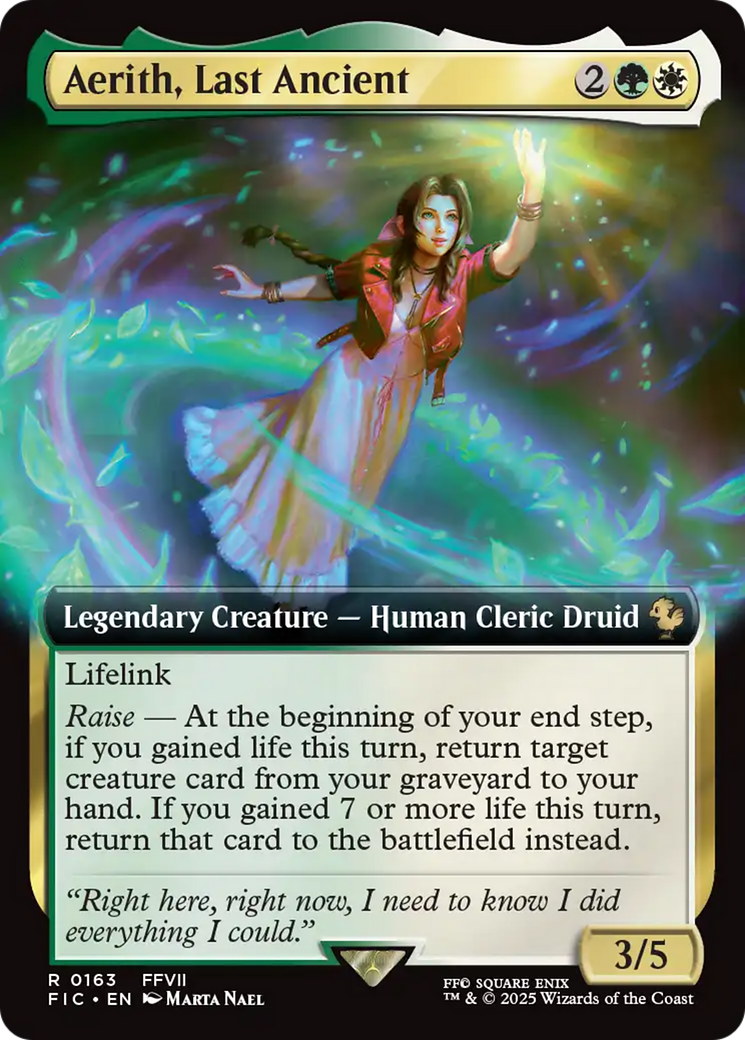 Aerith, Last Ancient (Extended Art) [FINAL FANTASY Commander] | Shuffle n Cut Hobbies & Games