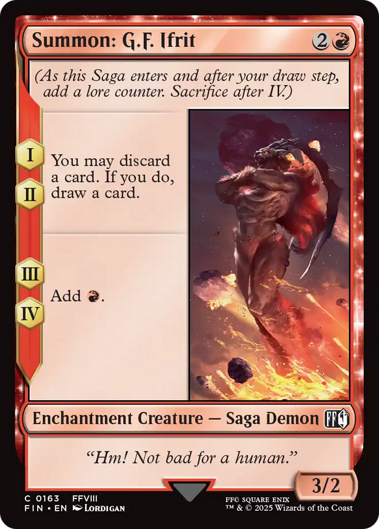 Summon: G.F. Ifrit [FINAL FANTASY] | Shuffle n Cut Hobbies & Games