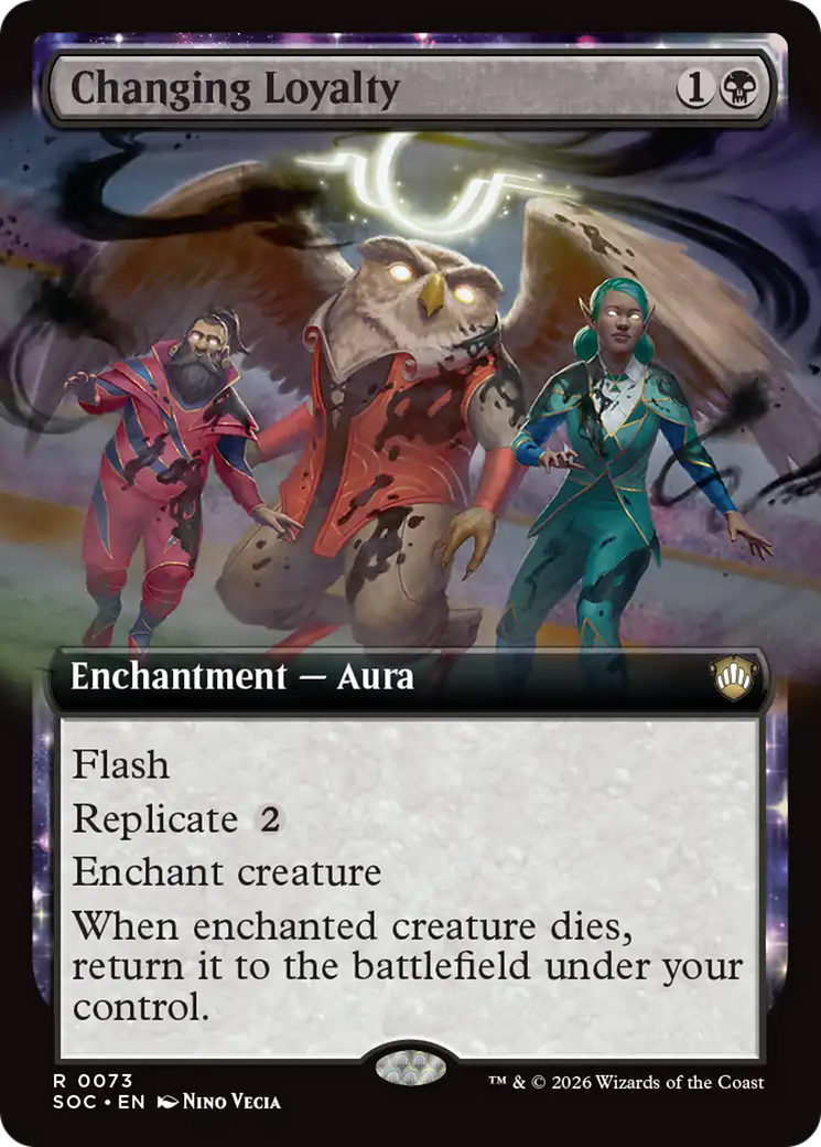 Changing Loyalty (Extended Art) [Secrets of Strixhaven Commander] | Shuffle n Cut Hobbies & Games
