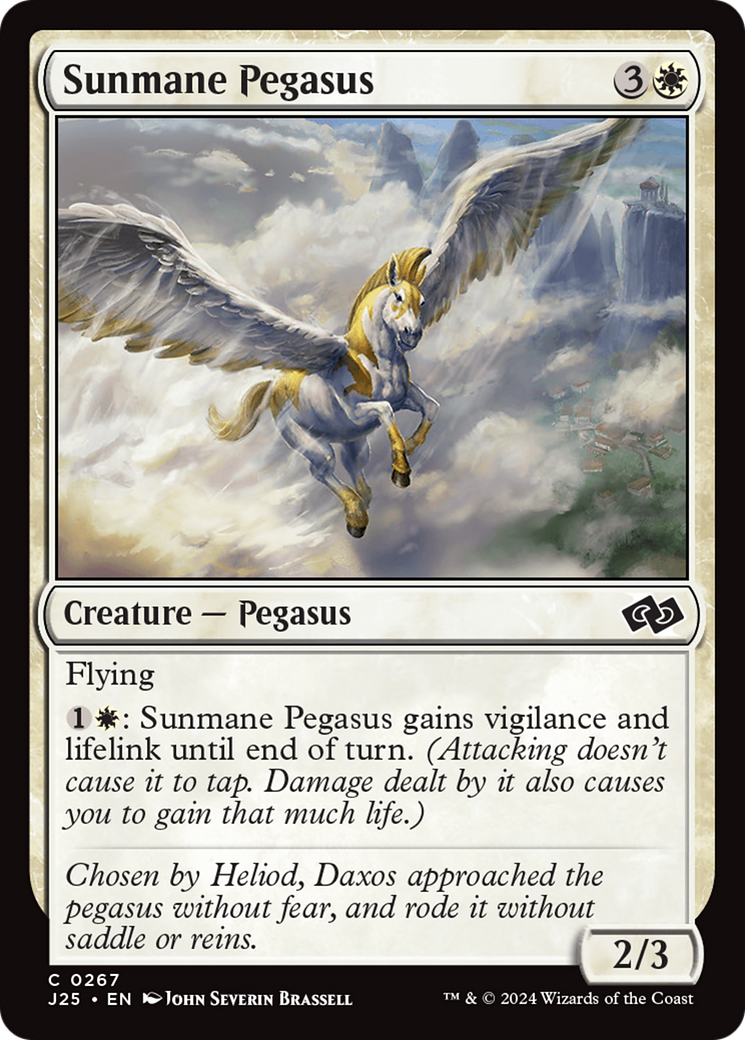 Sunmane Pegasus [Foundations Jumpstart] | Shuffle n Cut Hobbies & Games
