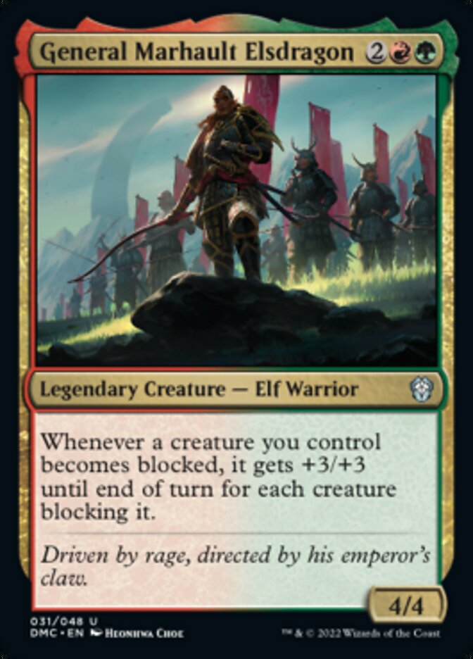 General Marhault Elsdragon [Dominaria United Commander] | Shuffle n Cut Hobbies & Games