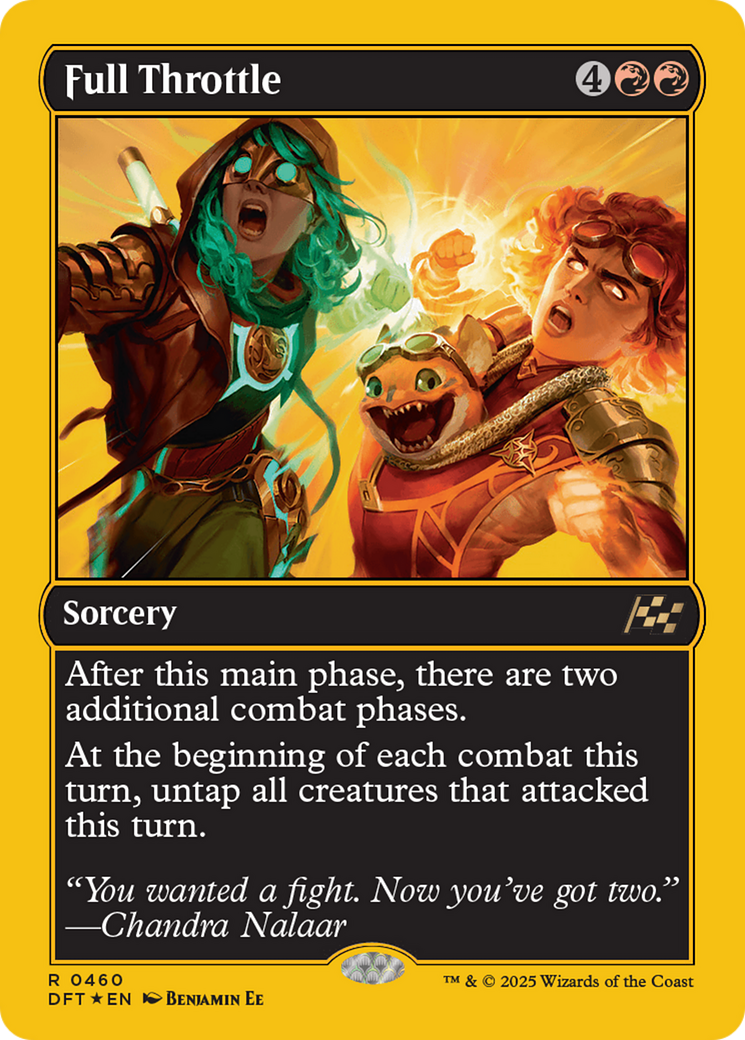 Full Throttle (First-Place Foil) [Aetherdrift] | Shuffle n Cut Hobbies & Games