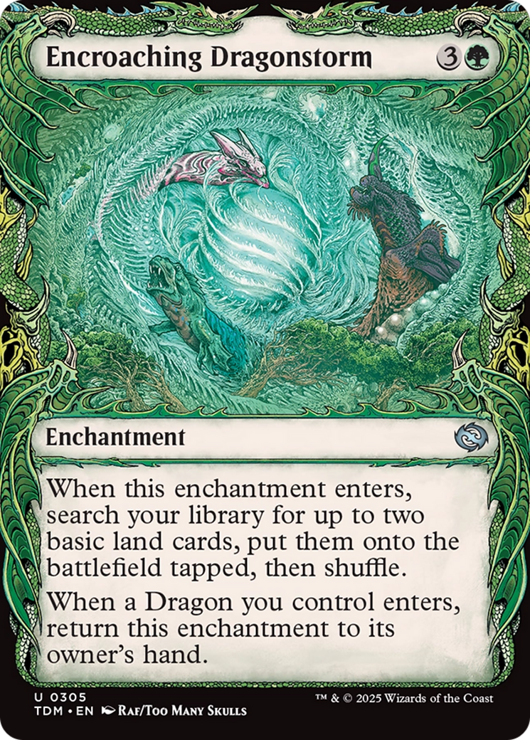 Encroaching Dragonstorm (Showcase) [Tarkir: Dragonstorm] | Shuffle n Cut Hobbies & Games