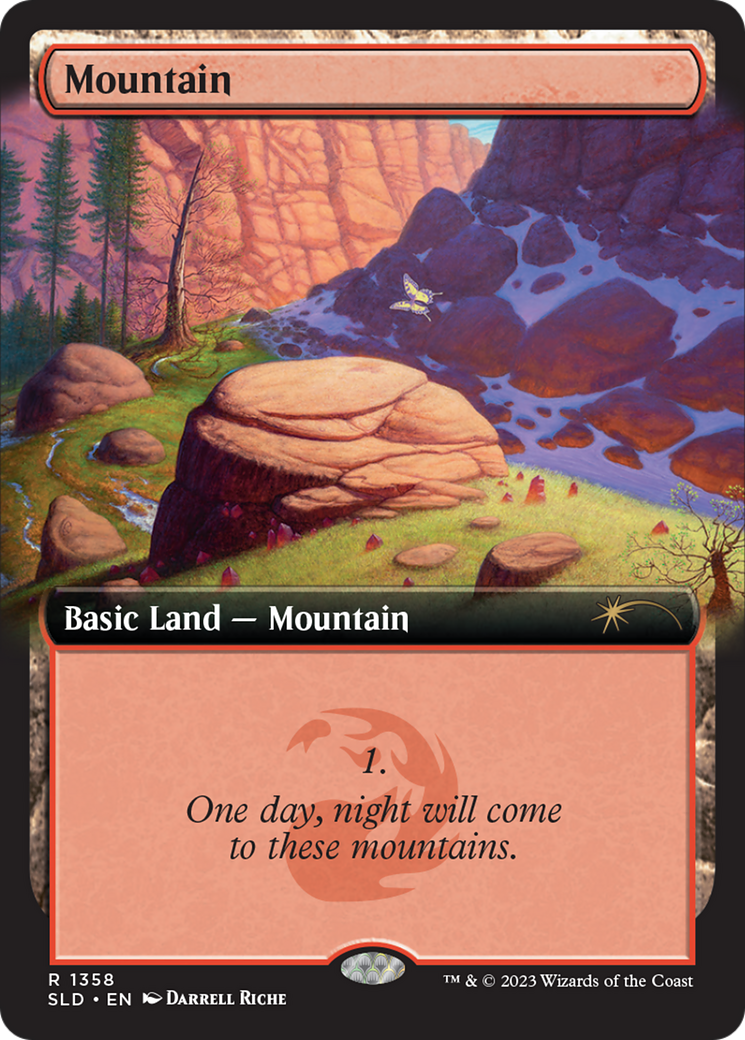 Mountain (1358) [Secret Lair Drop Series] | Shuffle n Cut Hobbies & Games