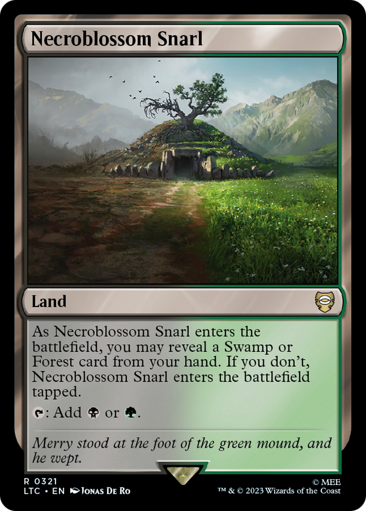 Necroblossom Snarl [The Lord of the Rings: Tales of Middle-Earth Commander] | Shuffle n Cut Hobbies & Games