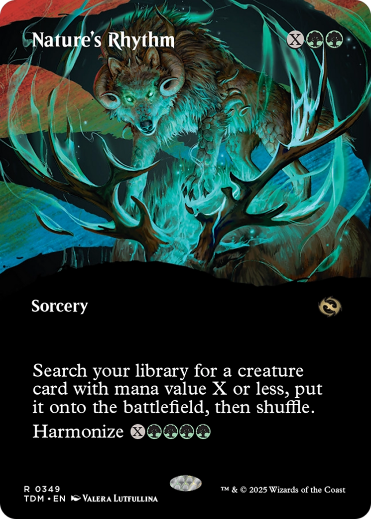 Nature's Rhythm (Borderless) [Tarkir: Dragonstorm] | Shuffle n Cut Hobbies & Games