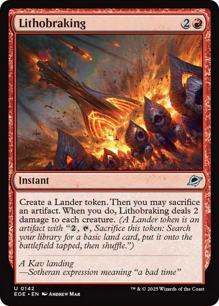 Lithobraking [Edge of Eternities] | Shuffle n Cut Hobbies & Games