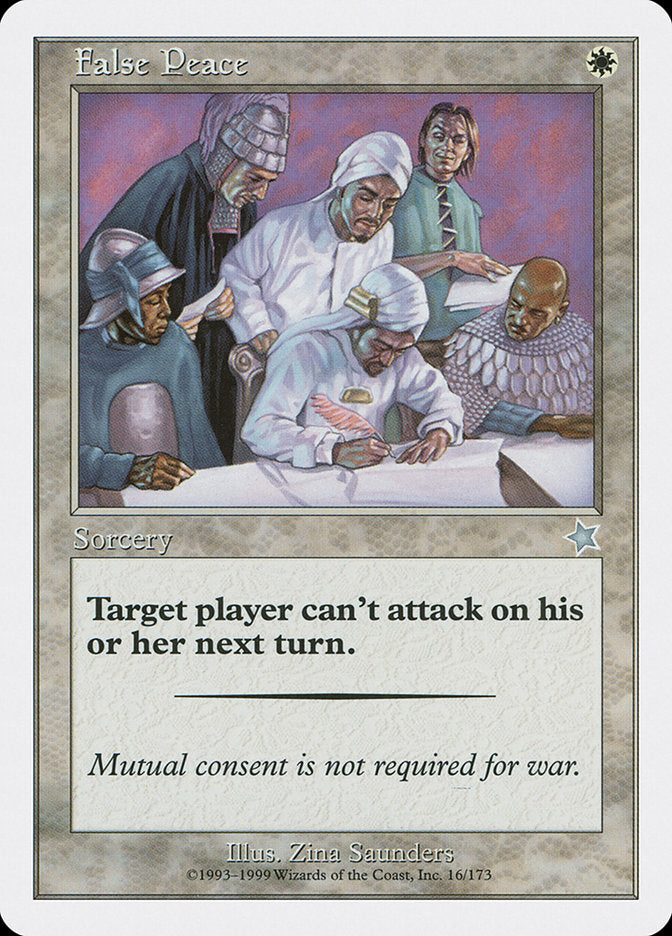 False Peace [Starter 1999] | Shuffle n Cut Hobbies & Games