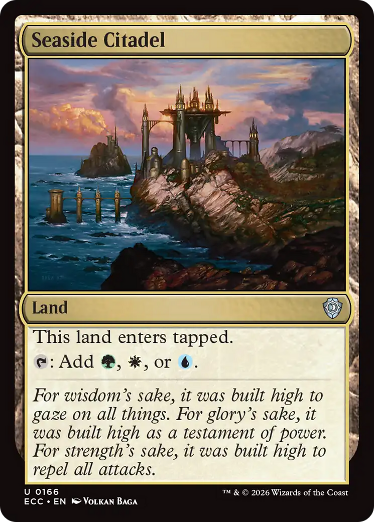 Seaside Citadel [Lorwyn Eclipsed Commander] | Shuffle n Cut Hobbies & Games