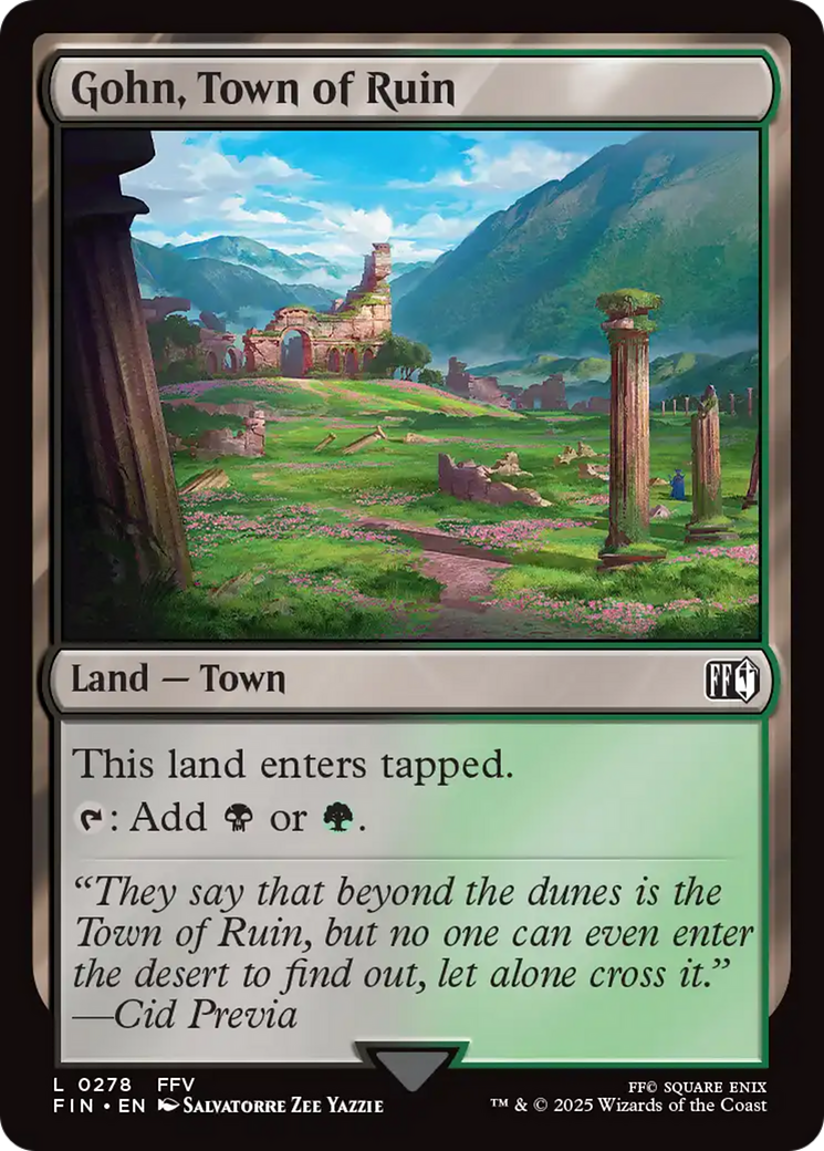 Gohn, Town of Ruin [FINAL FANTASY] | Shuffle n Cut Hobbies & Games