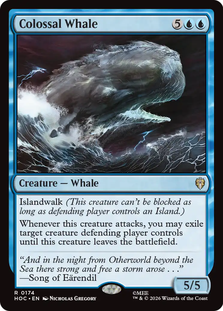 Colossal Whale [The Hobbit: Eternal-Legal] | Shuffle n Cut Hobbies & Games