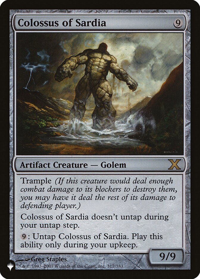 Colossus of Sardia [The List] | Shuffle n Cut Hobbies & Games