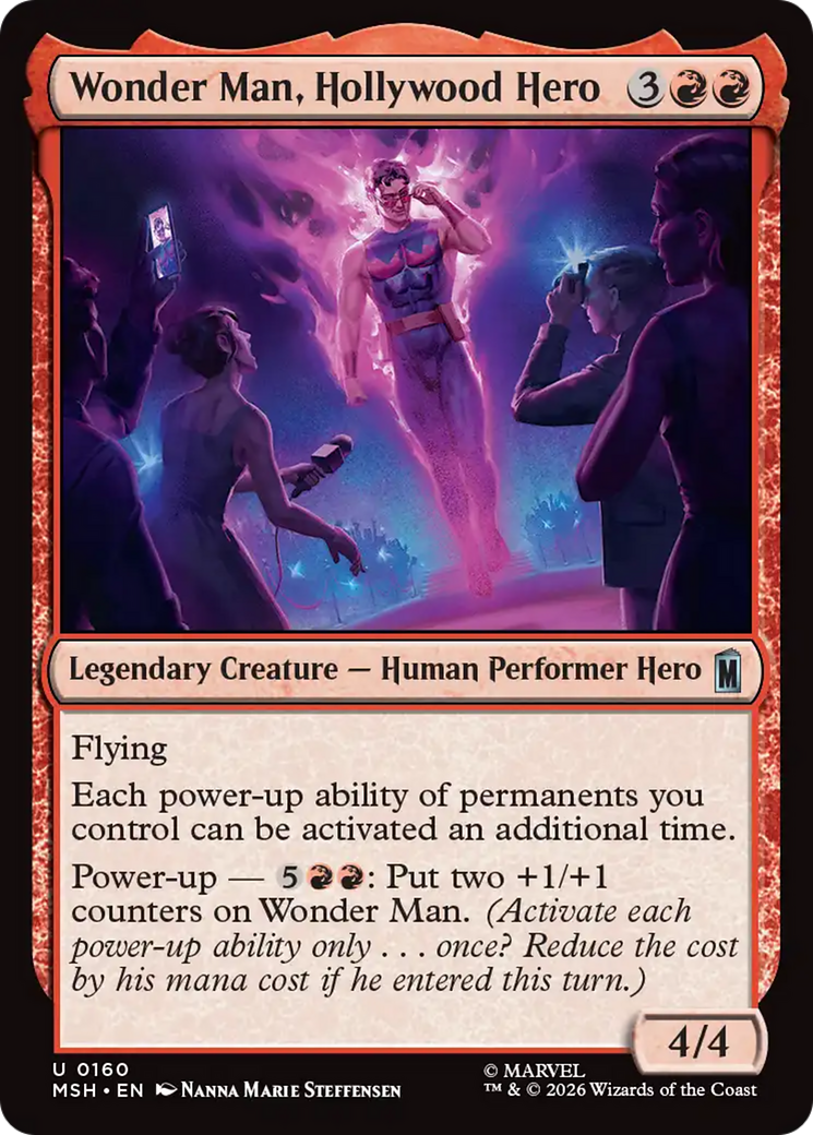 Wonder Man, Hollywood Hero [Marvel Super Heroes] | Shuffle n Cut Hobbies & Games