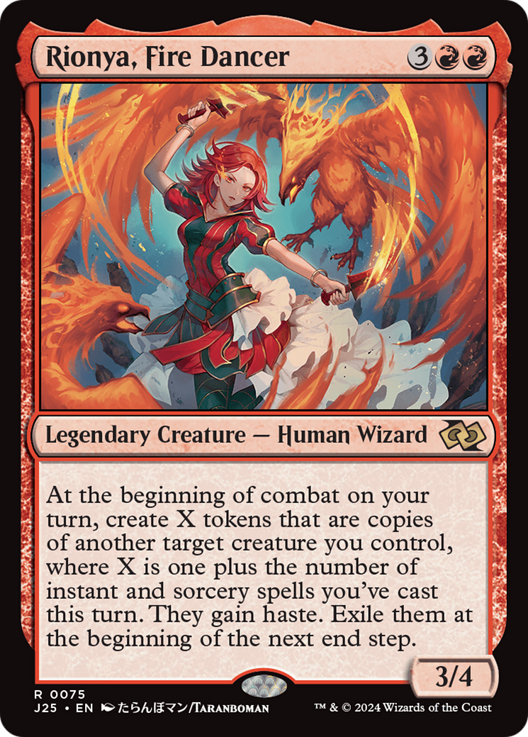 Rionya, Fire Dancer (Anime) [Foundations Jumpstart] | Shuffle n Cut Hobbies & Games