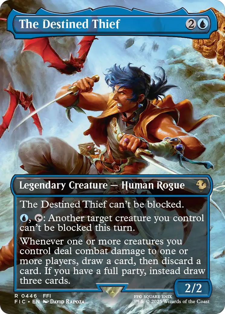 The Destined Thief (Borderless) [FINAL FANTASY Commander] | Shuffle n Cut Hobbies & Games