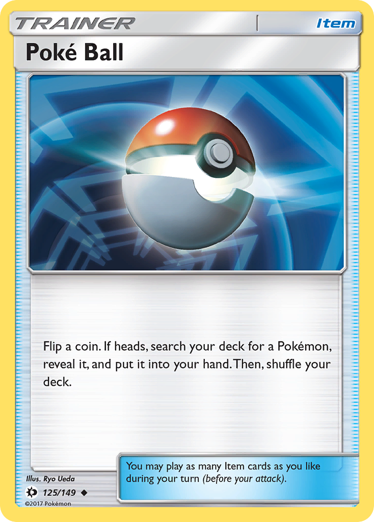 Poke Ball (125/149) [Sun & Moon: Base Set] | Shuffle n Cut Hobbies & Games