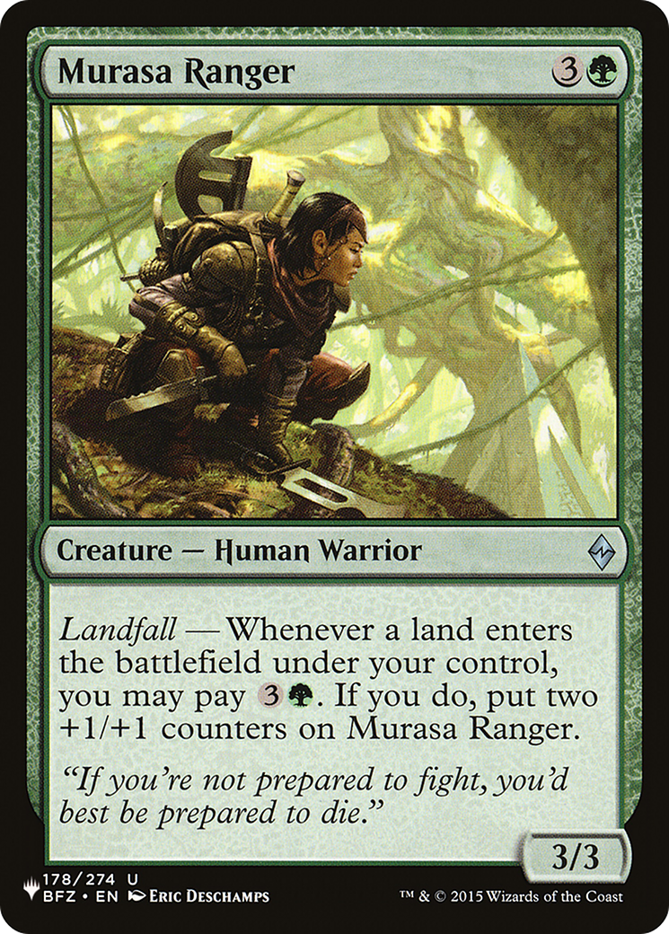 Murasa Ranger [The List] | Shuffle n Cut Hobbies & Games